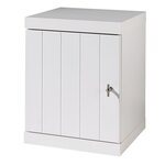 Vipack Table de chevet avec porte Robin Bois Blanc