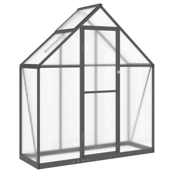 vidaXL Serre avec cadre de base anthracite 169x58x195 cm aluminium