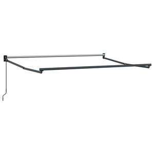 vidaXL Cadre de store rétractable manuel Anthracite 3 5 x 2 m