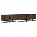 vidaXL Meuble TV chêne marron 210x35x41 cm bois d'ingénierie