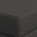vidaXL Canapé-lit pliable 100 x 67 x 45 cm Gris foncé