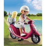 Playmobil 9084 - special plus - vacanciere avec scooter
