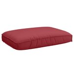 vidaXL Set de coussins de palette 3 Pièces Bordeaux 120 x 80 x 12 cm