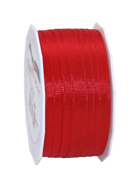 Ruban tissé - europa 50-m-rouleau 10 mm rouge