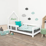Lit cabane enfant POPPI 120 x 200 blanc 2