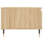 vidaXL Table basse Chêne sonoma 90x50x36 5 cm Bois d'ingénierie