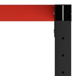 vidaXL Établi marron clair bois de chêne massif rectangulaire