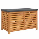 vidaXL Boîte de rangement de jardin 90x48x55 cm bois massif d'acacia