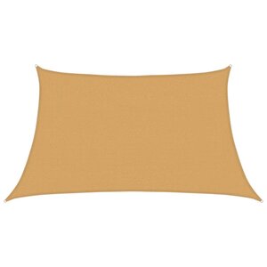 vidaXL Voile d'ombrage 160 g/m² trapèze gris clair 3/4x2 m PEHD