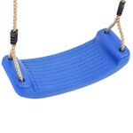 vidaXL Siège de balançoire pour enfants Bleu