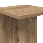 vidaXL Support de Plante 2 pièces Chêne artisanal 25 x 25 5 x 40 5 cm