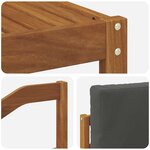 vidaXL Ensemble de canapés d'extérieur 8 Pièces Naturel et Anthracite