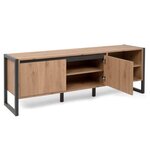 Buffet Rangement Meuble multimédia en bois de style industriel