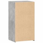 vidaXL Buffet gris béton 50x42 5x93 cm bois d'ingénierie