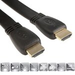 CONTINENTAL EDISON Câble HDMI 2.0 3m slim 4K / Ultra HD 2160p