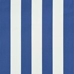 vidaXL Auvent rétractable 100x150 cm Bleu et blanc