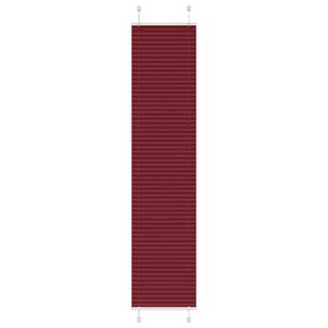 vidaXL Store plissé rouge bordeaux 50x200 cm largeur du tissu 49 4 cm