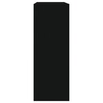 vidaXL Armoire à chaussures noir 60x21x57 cm bois d'ingénierie