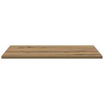 vidaXL Planche d'étagère à livres 4 Pièces Marron 100 x 40 x 1.5cm