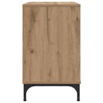 vidaXL Table de chevet avec tiroir chêne artisanal 63 5 x 36 x 61 cm