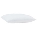vidaXL Duvet d'été simple avec oreiller 2 Pièces Blanc Microfibre