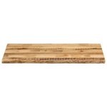 vidaXL Dessus de table bord vivant 100x60x3 8 cm bois de manguier brut