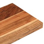 vidaXL Dessus de table 60x20x3 8 cm rectangulaire bois massif d'acacia