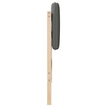 vidaXL Tête de lit capitonnée Marron et gris clair 100 cm Pin massif