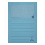 Paquet de 100 chemises à fenetre Forever - 22x31cm - Bleu clair x 4 EXACOMPTA