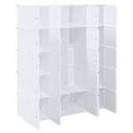 vidaXL Cubes de rangement 20 Pièces avec tiges de suspension PP