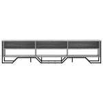vidaXL Meuble TV sonoma gris 180x34x41 cm bois d'ingénierie