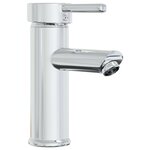 vidaXL Meuble lavabo avec bassin intégré Chêne fumé Bois d'ingénierie