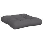 vidaXL Coussins de palette 3 Pièces anthracite tissu