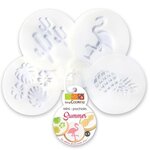 Set de 4 mini pochoirs à gâteaux summer ø 6 cm