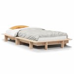 vidaXL Cadre de lit sans matelas 100x200 cm bois massif de pin