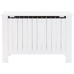 vidaXL Boîte de rangement avec couvercle RANA blanc bois massif de pin