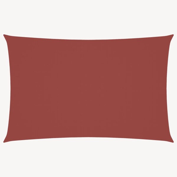 vidaXL Voile de parasol tissu oxford rectangulaire 2 5x5 m terre cuite