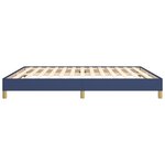 vidaXL Cadre de lit sans matelas bleu 180x200 cm tissu