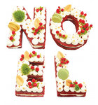 Gâteau de noël lettre "letter cake"