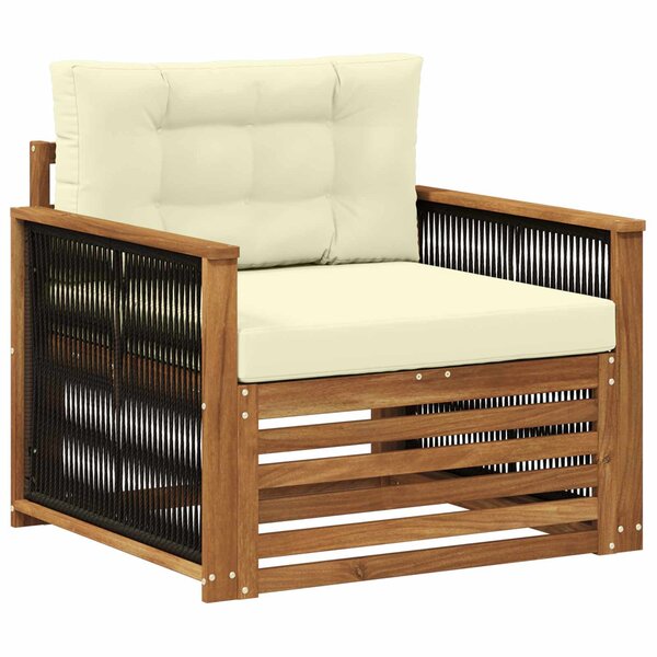 vidaXL Sofa de milieu extérieur Naturel