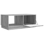 vidaXL Table basse Sonoma gris 90 x 50 x 37 cm Bois d'ingénierie