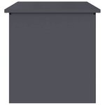 vidaXL Boîte de Rangement Extérieure Anthracite 55 x 50.5 x 50 cm