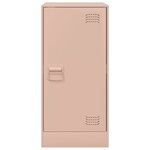 vidaXL Buffet rose 34 5x39x73 cm acier