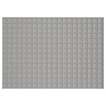 vidaXL Couverture lestée Gris 135x200 cm 10 kg Tissu