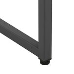 vidaXL Buffet haut Anthracite 80x35x135 cm Acier et verre trempé