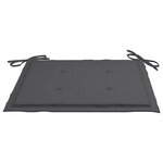 vidaXL Chaises Batavia avec coussins lot de 8 Bois de teck solide