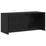 vidaXL Meuble TV Chêne noir Bois d'ingénierie