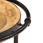 vidaXL Ensemble de table d'appoint 2 Pièces bois massif de manguier
