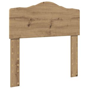 vidaXL Tête de lit Chêne artisanal 100 cm Bois d'ingénierie