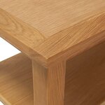 vidaXL Table basse 90x45x40 cm Bois de chêne massif